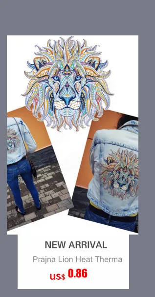 Prajna Мексиканская куртка с черепом нашивки Ирис голова призрака глажка на переводах для футболки геометрический стикер на одежде аппликации