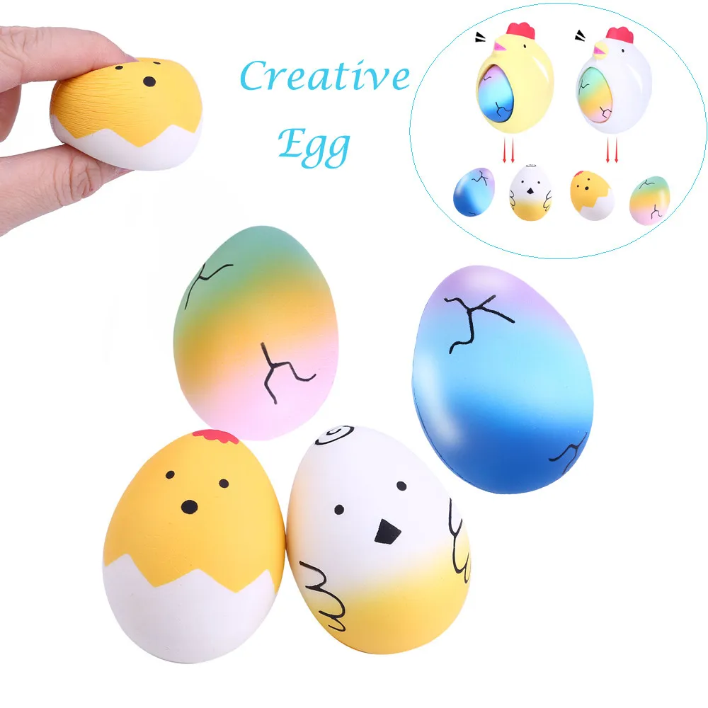 Мягкая игрушка для снятия стресса забавная мягкая укладка Звездные радужные яйца креативные облегчить игрушка для снятия стресса FEB18