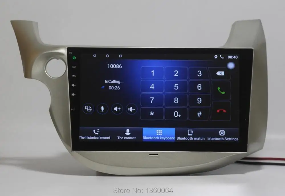 Discount Nedehe 10.1" android 8.0 car radio for HONDA FIT JAZZ 2007-2010 2011 2012 2013 car dvd gps navigation car console audio player 4