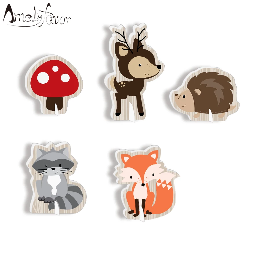 Woodland Animal Party Decoration Woodland Party Table Centerpiece Kids Birthday Party Supplies Decorations Woodland Baby Shower