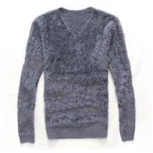 Бренд мода v-образный вырез осень мужские свитера Высокое качество Рождественский свитер платье Cusual мужской пуловеры Трикотаж Топы 3XL