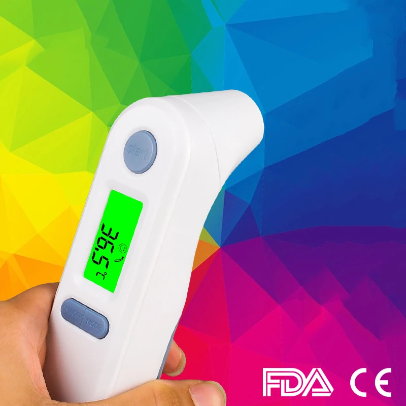 pr+mise Muti-fuction Medical Baby/Adult Digital Thermometer Infrared Forehead Body Thermometer Gun Non-contact