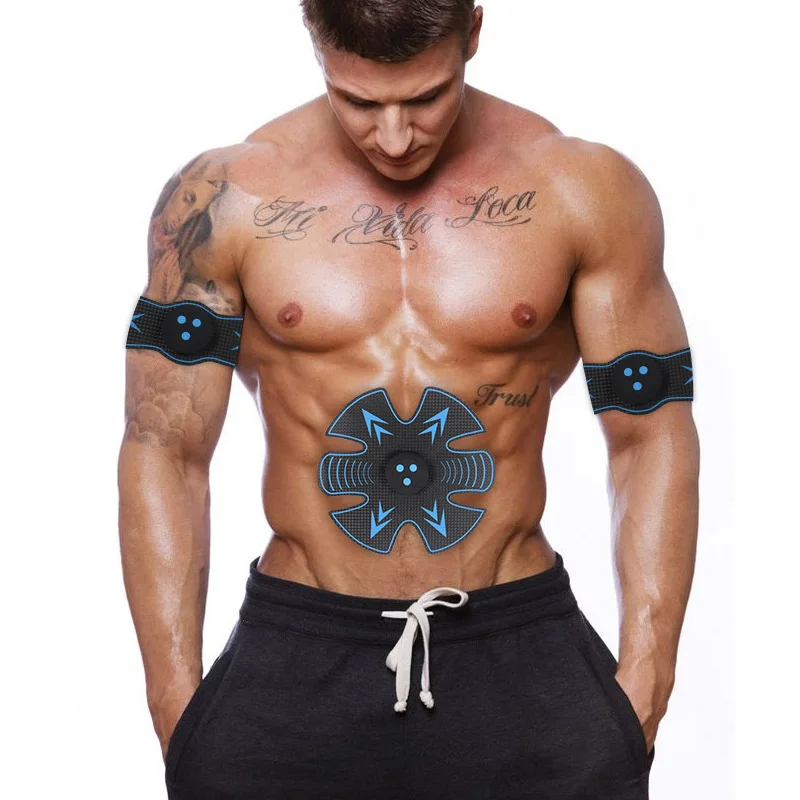 Muscle Stimulator Abdominal Massage Vibration Fitness Massager Home Gym Electrostimulation Muscular Trainer EMS USB Charged (6)