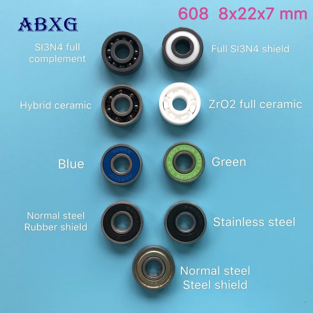 10 шт. скейтборд подшипника 608ZZ ABEC5 уровень 608 ZZ Z 80018 подшипник 8x22x7 мм|bearing 608zz|bearing