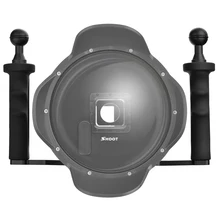 SHOOT DIY Handheld Stabilizer for GoPro Hero 5 4 3 SJCAM SJ4000 Xiaomi Yi 4K Stabilizer for Nikon DSLR Camera Dome Port