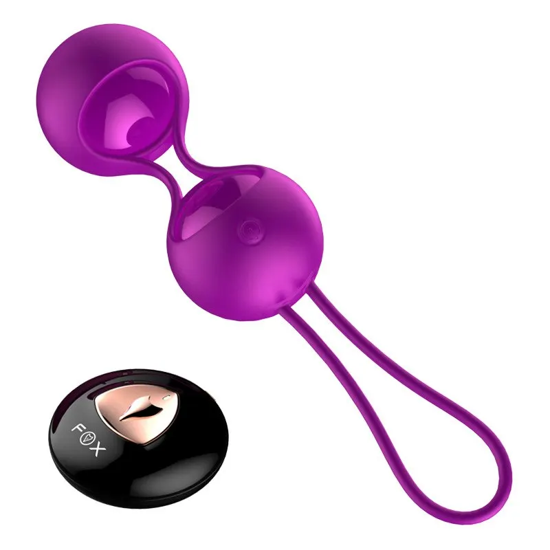 Fox Smart Vagina Balls Vibrator Remote Control Vibrating Egg Kegel Exercise 20 Meter Control Distance Sex Toys for Adults Woman