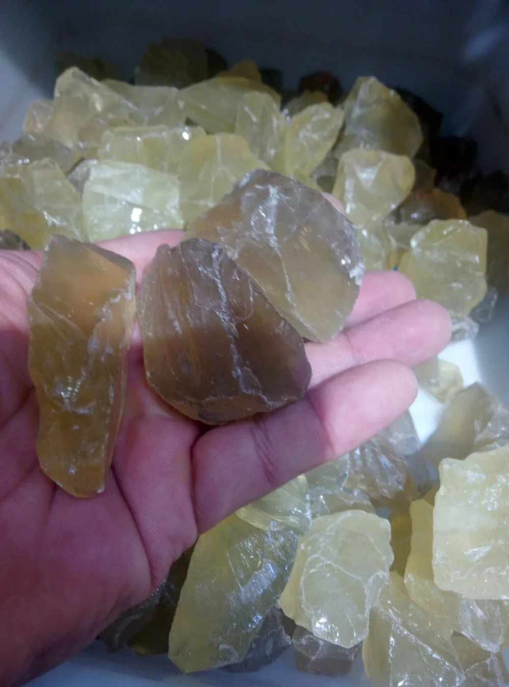 

100g Natural Topaz Crystal Rough Raw Stone Rock Specimen Brazil