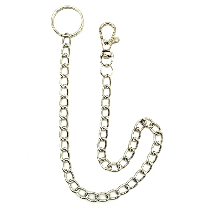 

Metal Wallet Chain Belt Rock Punk Trousers Pant Jean Keychain Hipster Key Ring Clip Keyring Keychains Women Kpop Accessories