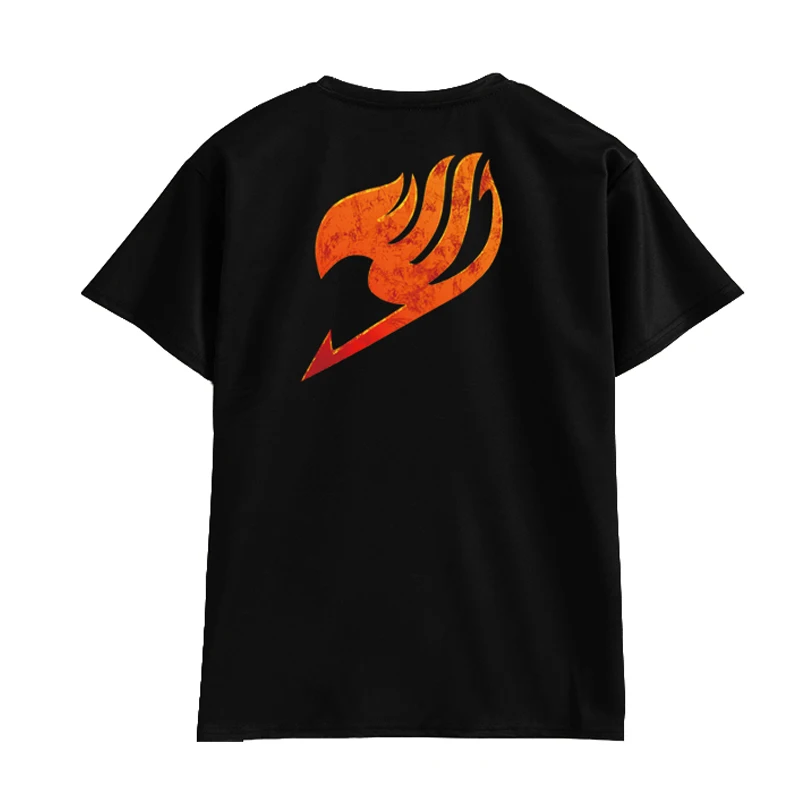 Coshome Fairy Tail Natsu Dragneel Cosplay T shirt Costume Men Women Short Sleeve Summer Tees Tops  (6)