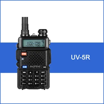 

BaoFeng UV-5R Walkie Talkie Two Way Radio FM Transceiver Interphone Dual-band DTMF Encoded VOX Alarm LED Flashlight Key Lock