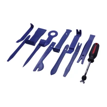 12Pcs/Set Car Audio Dash Trim Panel Installer Interior Door Moulding Clip Set Dashboard Removal Tool Cleaning Removal Tools Bl