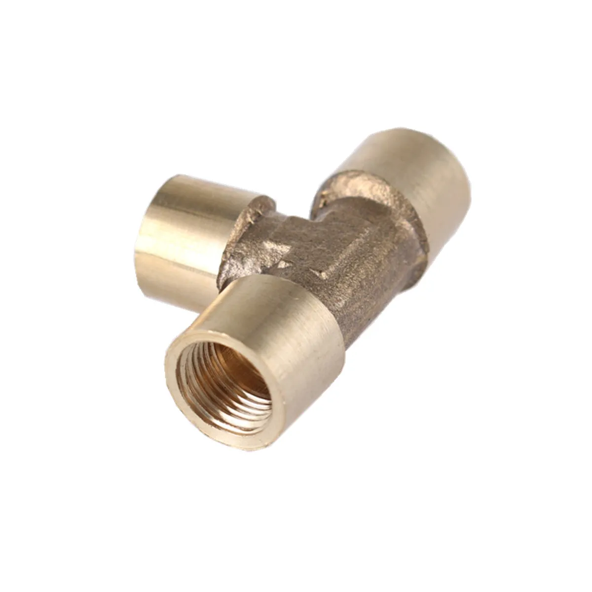 3 сторонний тройник Тип 1/8 &quot1/4&quot 3/8 &quot1/2&quot 3/4 &quotBSP Женская резьба латунный фитинг