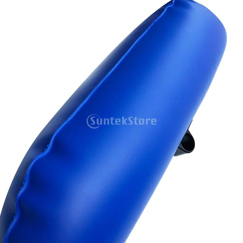 2 Pieces Durable Blue PVC Inflatable Outrigger Stabilizer Water Float for Kayak Canoe Boat Fishing Standing Paddling Beginners