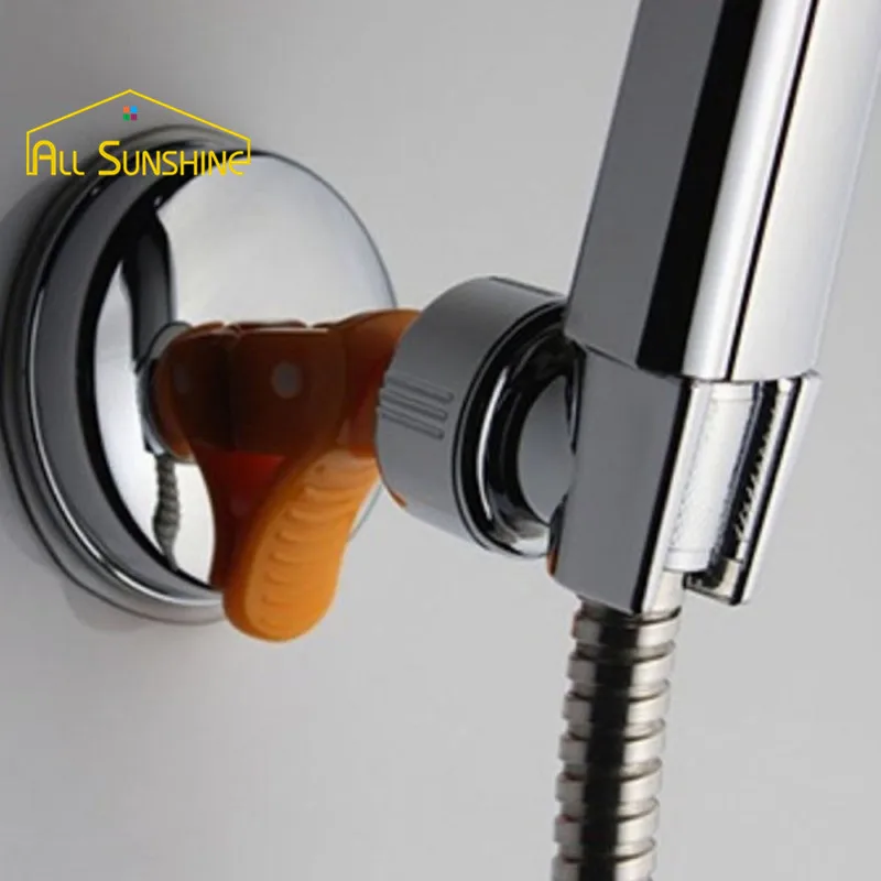 universale bagno regolabile in movimento titolare soffione doccia staffa di montaggio a ventosa accessori per il bagno