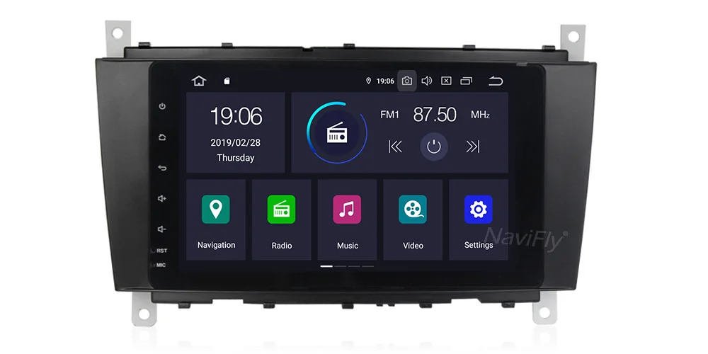 Perfect 8" Android 9.0 IPS DSP Car radio audio Player For Mercedes/Benz C-Class W203 C180 C200 CLK W209 CLS W219 GPS Navigation WIFI RDS 16