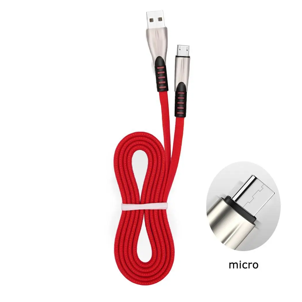 Быстрый зарядный плетеный кабель Micro usb type C совместимый с Android|Кабели передачи