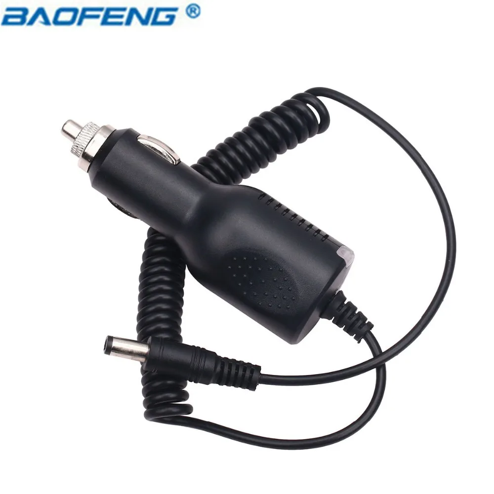 Автомобиль Зарядное устройство кабельной линии 12-24 V Вход 10 V Выход для Baofeng UV-5R UV-82 GT-3 UV-9R плюс XR батарея для рации Зарядное устройство