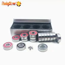 16 шт./компл. ABEC9 PluckyClover красной печатью подшипник 608rs Непоседа счетчик заменить 608 рукой подшипники подшипник гироскопа пальцев гироскопа скейтборд