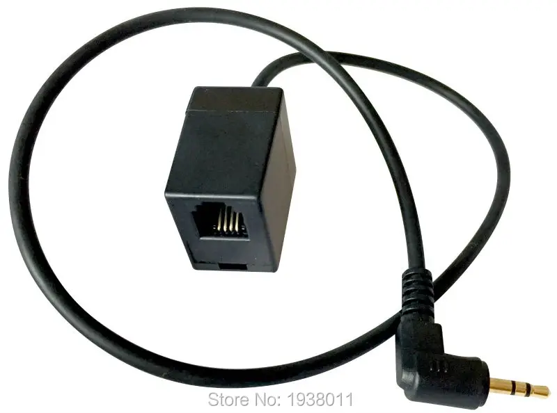 Free Shipping Female RJ9 to Male 2.5mm plug adapter RJ9/RJ11 plug