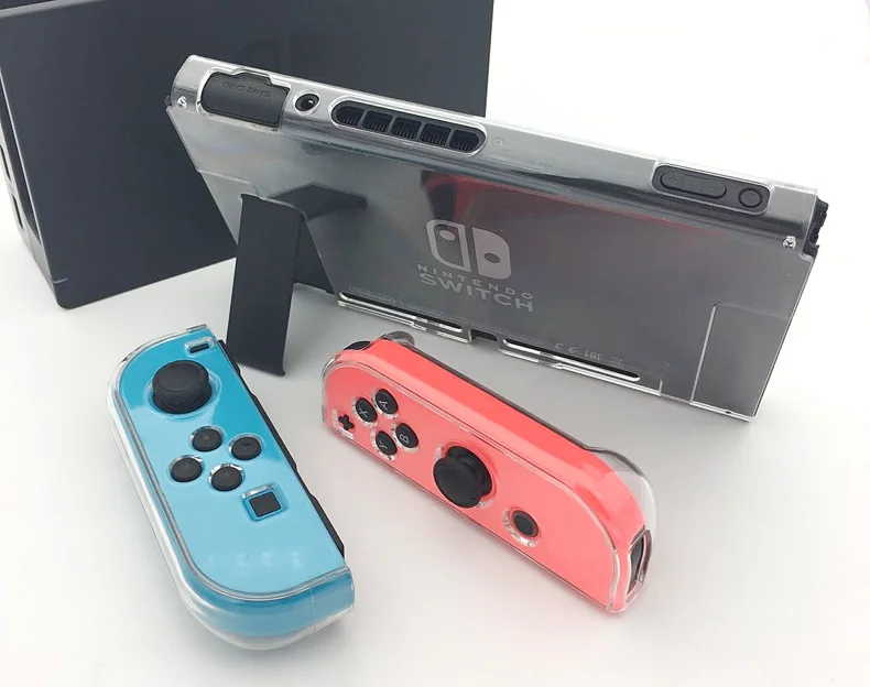 

Detachable Crystal PC Transparent Case For Nintendo Nintend Switch NS NX Cases Hard Clear Back Cover Shell Coque Ultra Thin Bag