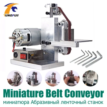 

DIY Mini Drill Belt Sander Bench Mount Grinder Polishing Grinding Machine Buffer Belt sander Knife Apex Edge Sharpener