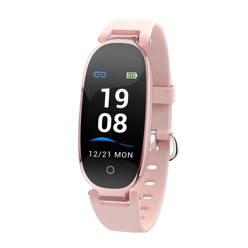

S3 Color Screen Women Smart Band Bracelet Girl Heart Rate Monitor Wrist Lady Female Fitness Tracker Wristband for Android IOS A4