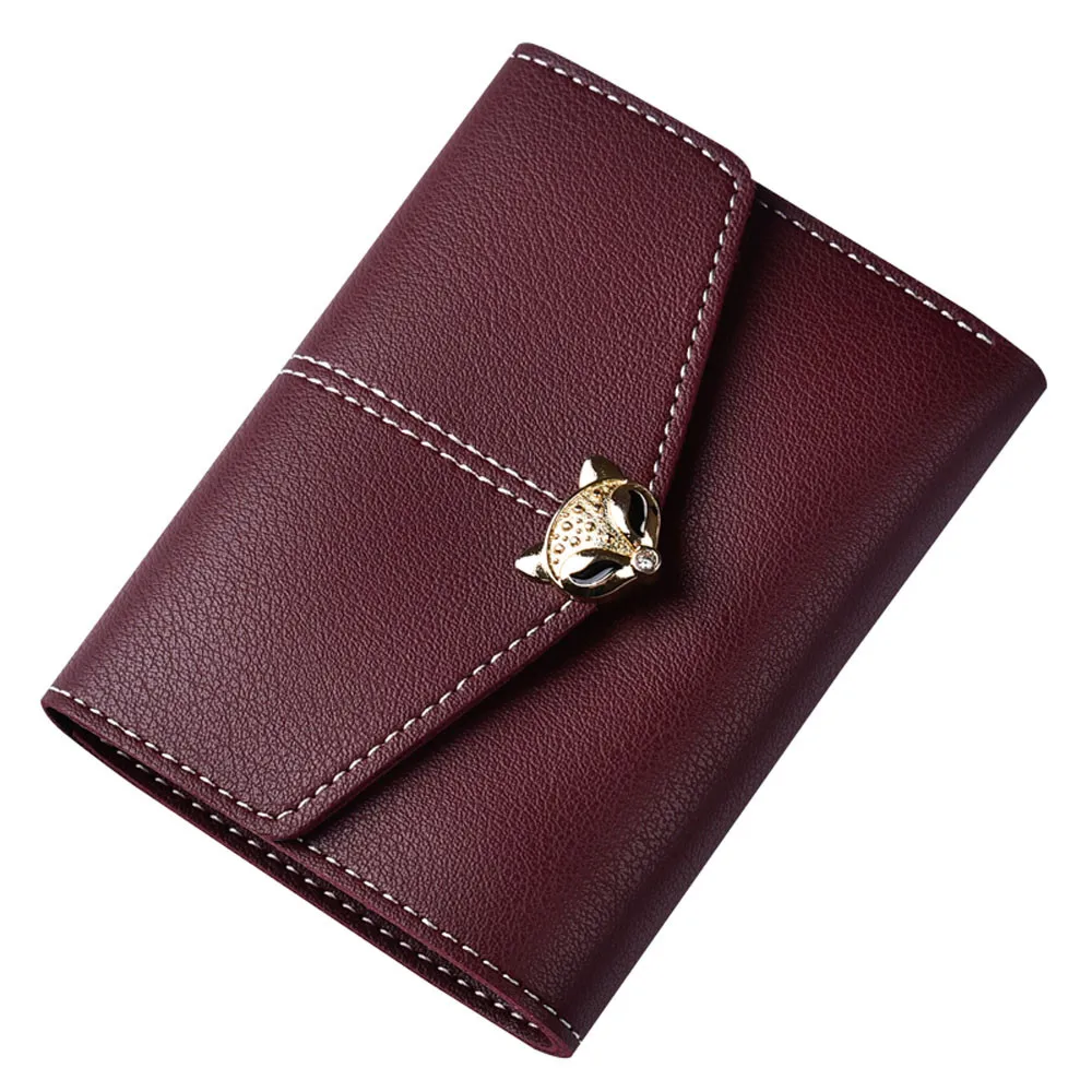 

Short Wallets Women Purses Fashion Women Leather Wallet Clutch Purse Lady Short Money Bag Bag Bifold Wallets Holders#L5$
