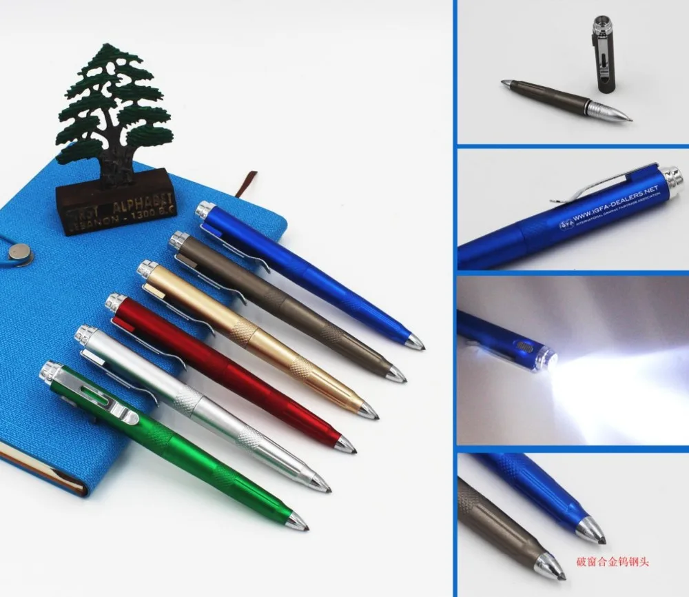 US $222.00 3 in 1 Multi Function escape Hammer Lamp Pen Hotting Selling New Develop Pen Custom Logo