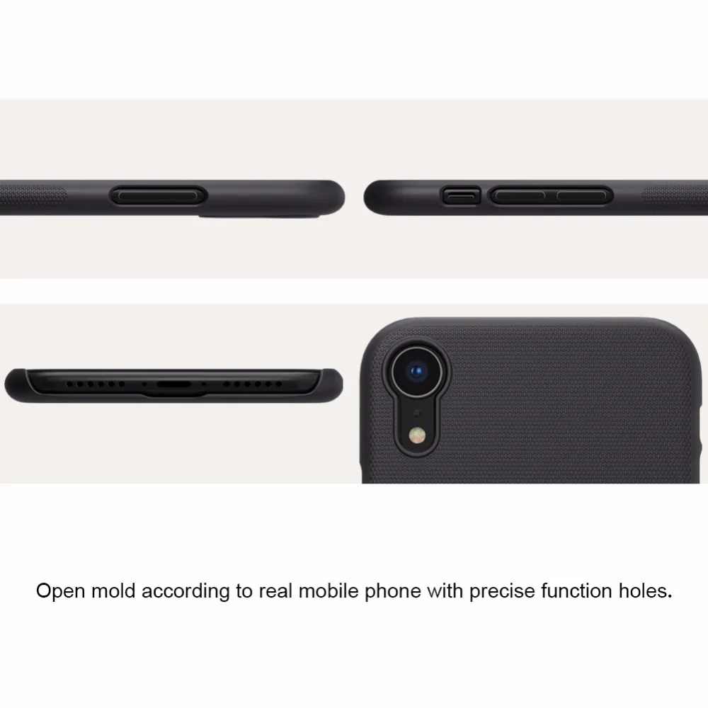 Чехол для iphone XR, 6,1 дюймов, NILLKIN, Супер Матовый экран, Жесткий ПК, задняя крышка, чехол для apple iphone XR, Подарочный держатель для телефона