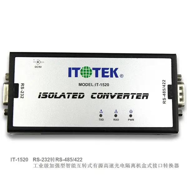 

Active industrial grade RS232 to RS485/422 photoelectric isolation mutual converter box converter IT-1520