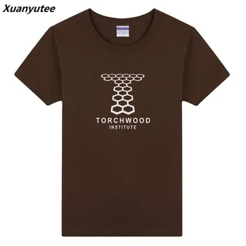 

Xuanyutee High Quality Mens Summer New Tee Shirt Homme Flock Printed Torchwood O-neck Short Sleeved Cotton Euro 3XL T-shirt Men
