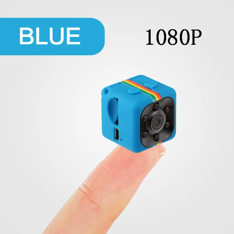 1 шт. 12MP SQ11 микро камера HD 1080P DV мини Спортивная камера Автомобильный видеорегистратор Full HD dvr рекордер ИК Ночное Видение циклическая запись - Цвет: Синий