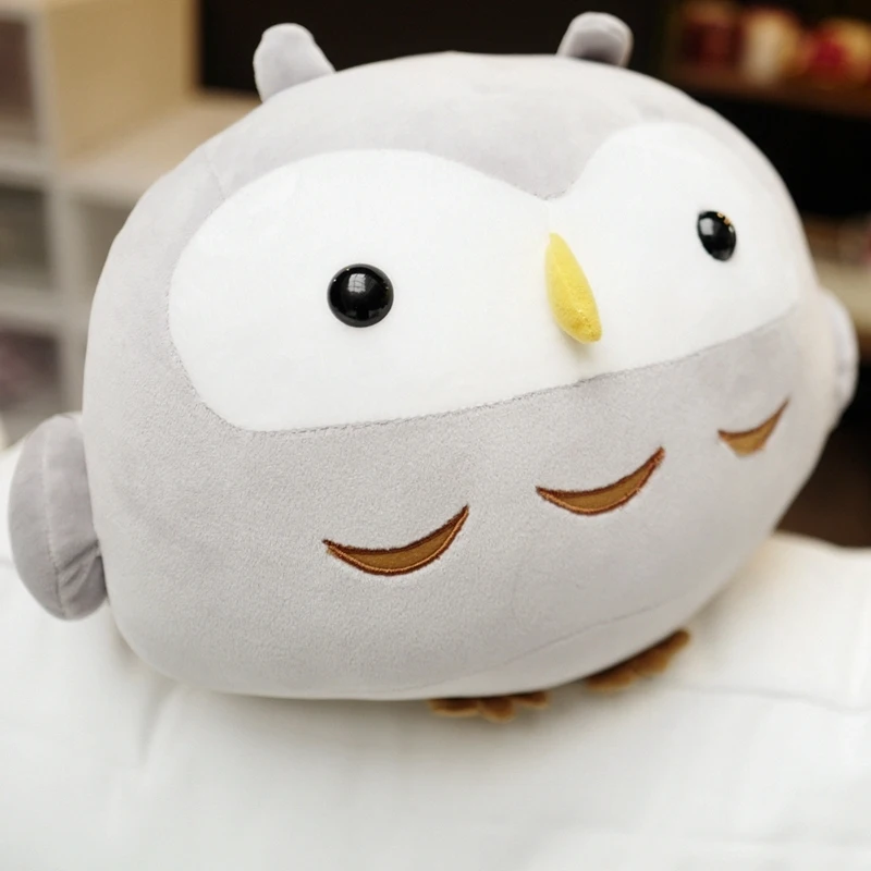 

Plush Soft Owl Toy Pillow 30/35 Cm Stuffed Animal Plump Owl Toy For Children's Day Gift Or Bedroom Decoration Bed Toy