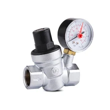 Клапан снижения давления воды с манометром регулирующий редукционный клапан TB