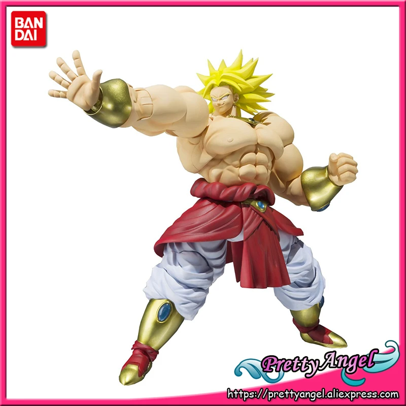 Дешево Красивый ангел натуральная Bandai Tamashii Наций S. H. Figuarts Dragon Ball Z Broly фигурку