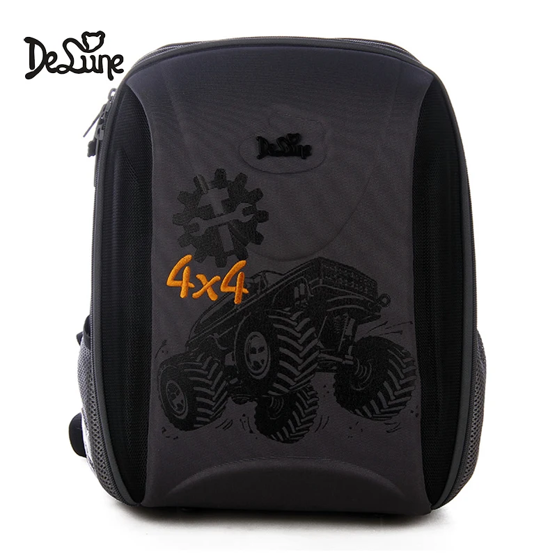Delune New Car Pattern School Bags For Boys Girls Large Cartoon Backpack Children Orthopedic Backpacks Mochila Infantil Age 5-8 Delune New Car Pattern School Bags For Boys Girls Large Cartoon Backpack Children Orthopedic Backpacks Mochila Infantil Age 5-8