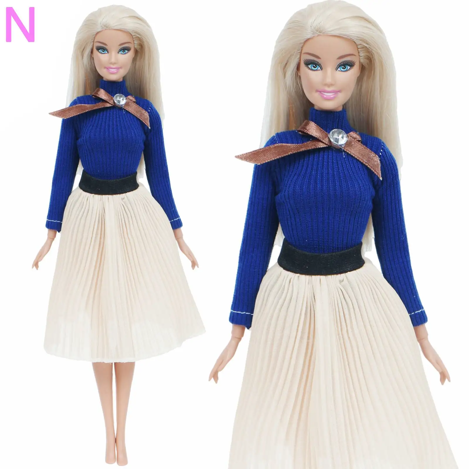 1 кукольная одежда модное платье Повседневная одежда юбка вечернее платье блузка брюки для куклы Барби аксессуары милая девочка ребенок игрушка