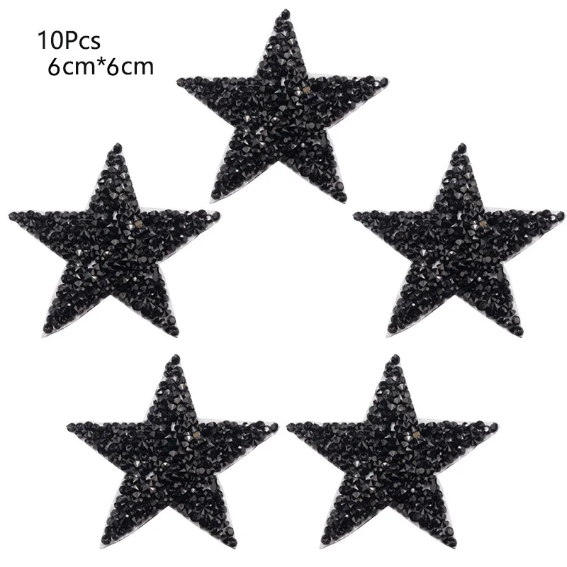 6cm black 10piece