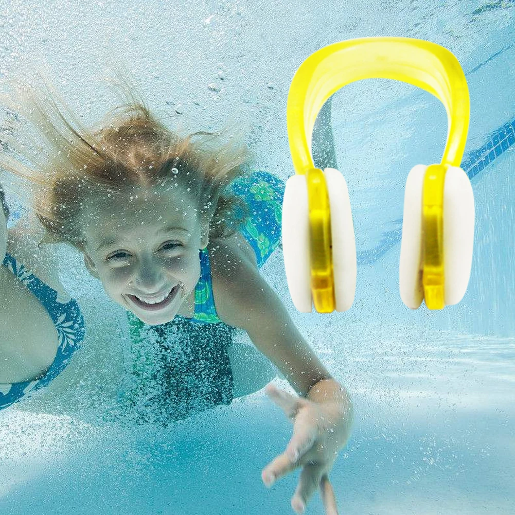 Для взрослых и детей на открытом воздухе мини Мягкий силиконовый вспомогательный водный спорт плавание водонепроницаемый безвредный нетоксичный аксессуары безвкусный зажим для носа