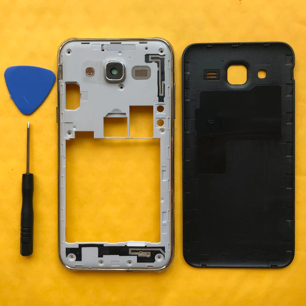 Средняя рамка задняя крышка для samsung J5 J500 2015 J500F J500H оригинальный телефон новый