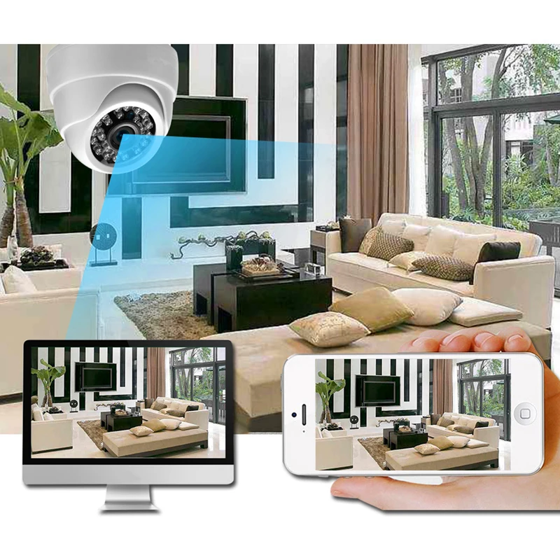 

Wide Angle IP Camera Indoor Dome Camera Security 720P 960P 1080P Full HD IR Cut Filter Night Vision ONVIF Motion Detection RTSP