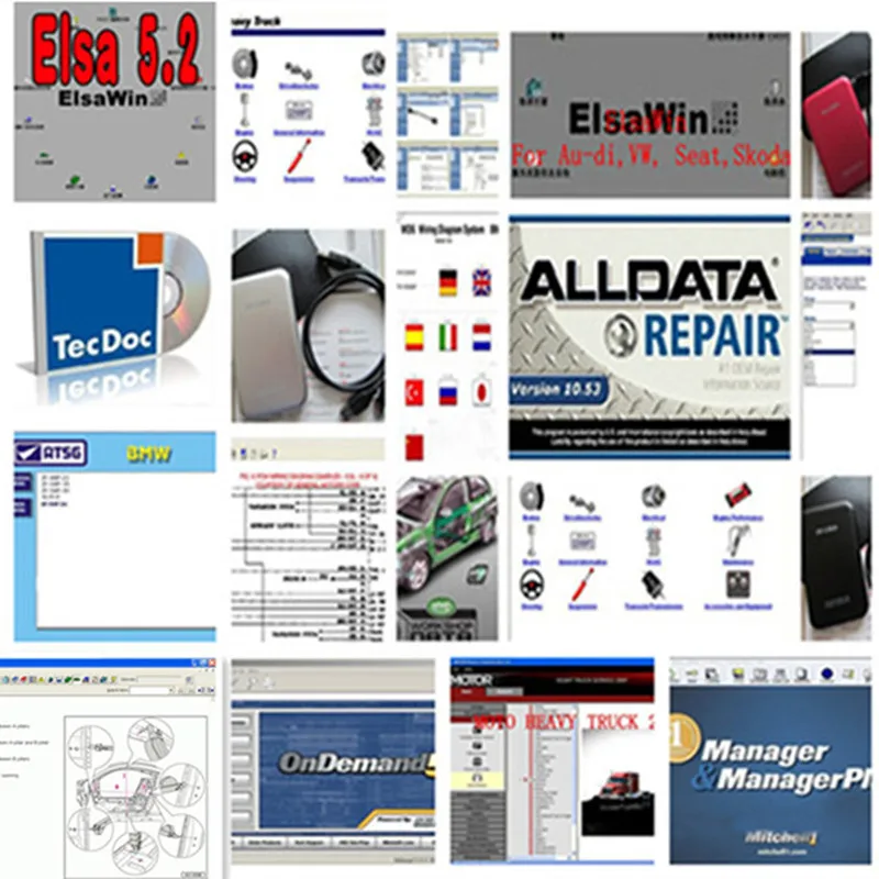 

2019 Alldata 10.53 software and mitchell on demand 2015 software vivid workshop atsg 49 in 1tb hdd free shipping