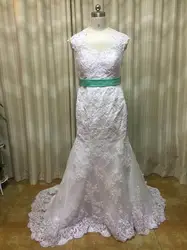 2019 винтажное кружевное свадебное платье Русалочки Vestido de Novia кружевные аппликации с открытой спиной Свадебные платья Robe mariee сексуальное