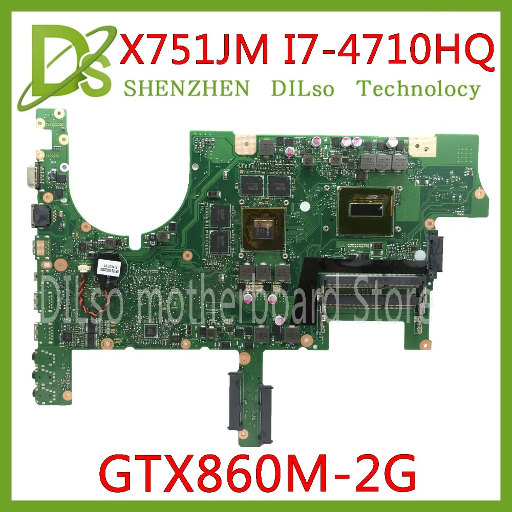 KEFU G751JM motherboard For ASUS G751JM G751J Laptop