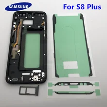 S8+ Замена средняя рамка Корпус Шасси для Samsung Galaxy S8 Plus G955 SM-G955F G955FD одиночный/Dual SIM