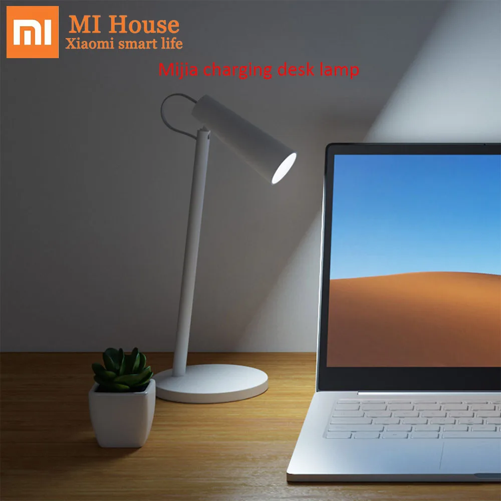 

Xiaomi Mijia Charging Desk Lamp 5W Rechargable 2000mAh Battery 3 Grade Modes Dimming 2600K 3200K 4500K Brightness Light Lamp