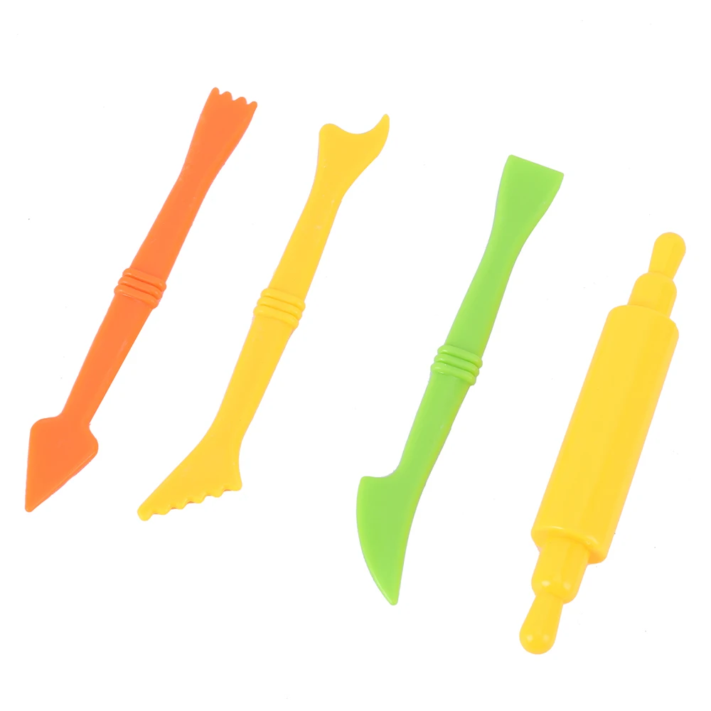 3D инструменты для пластилина Playdough набор инструментов для работы с полимерной глиной формы Улучшенный набор цветной Пластилин Play-Doh модельный инструмент игрушки творческие Обучающие Развивающие игрушки