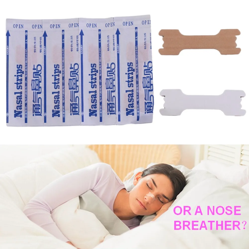 50pcs Breathing Nasal Strips Right Way to Stop Snoring Anti Snoring