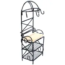 Горячая Распродажа 1: 12-й металлический стеллаж для хранения полка кукольный домик миниатюрная кухонная мебель украшение