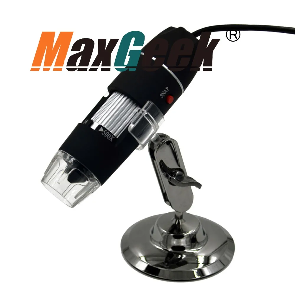 

ANDONSTAR 500X USB Microscope 8 LED Magnifier Digital Otoscope Endoscope Loupe